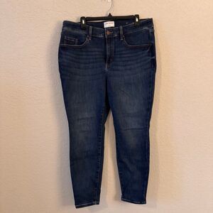 Lane Bryant Signature Fit Mid Rise Skinny Jeans Women’s Size 16 Blue Stretch